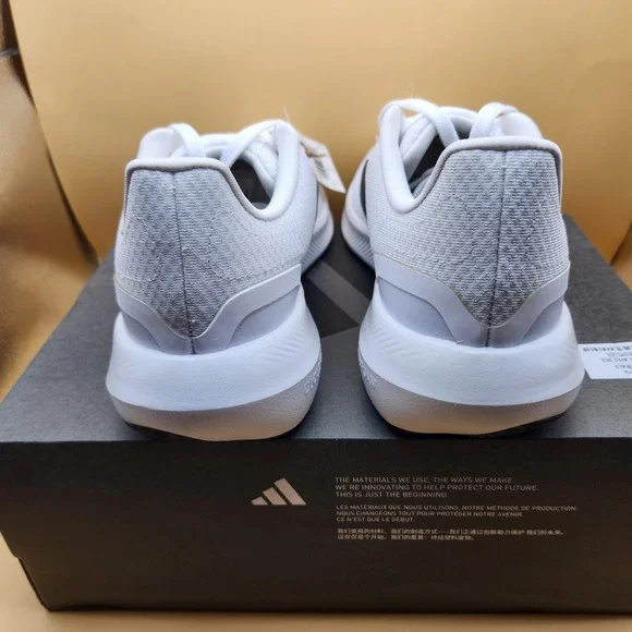 Adidas Shoes Womens Size 11‎ White Black Runfalcon 3.0 Cloudfoam Running HP7557 - Picture 5 of 10